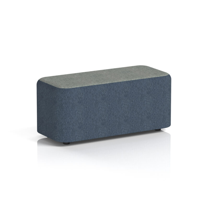 Harlestone Rectangular Stool in Two Tone - Image 3