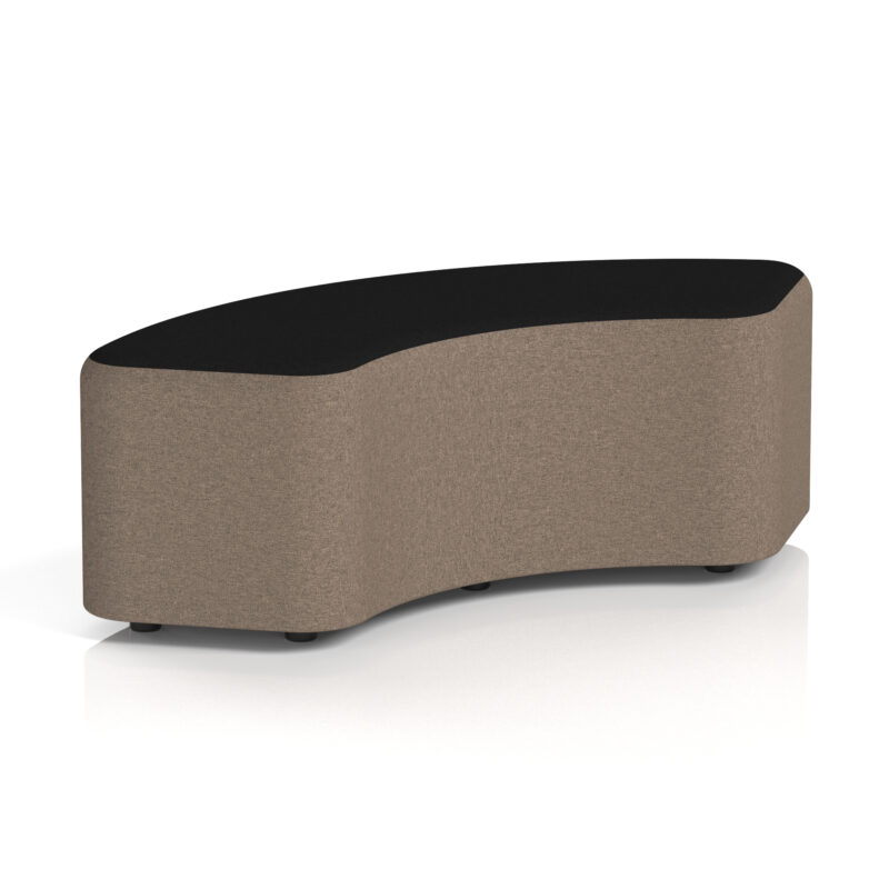 Harlestone Curved Stool in Two Tone - Image 12