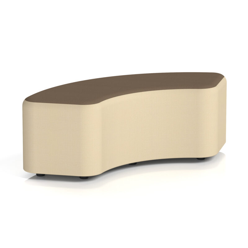Harlestone Curved Stool in Two Tone - Image 30