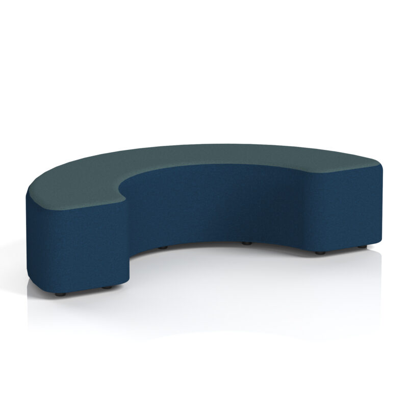 Harlestone Curved Stool in Two Tone - Image 44