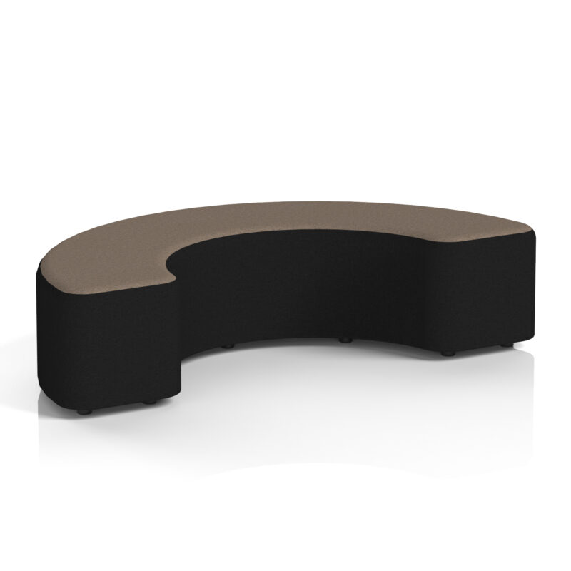 Harlestone Curved Stool in Two Tone - Image 45