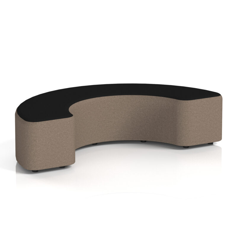 Harlestone Curved Stool in Two Tone - Image 48