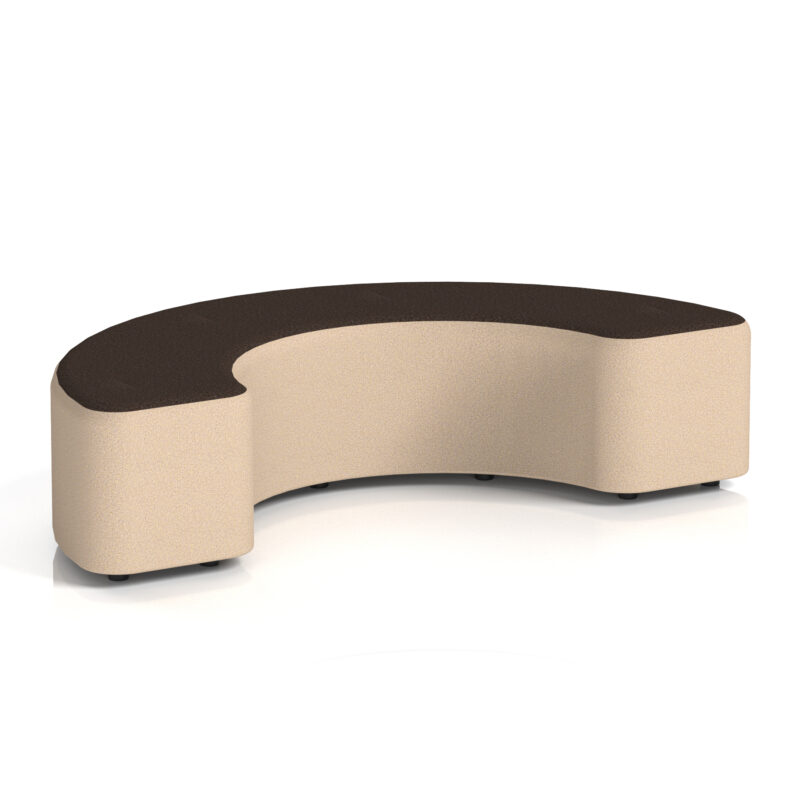 Harlestone Curved Stool in Two Tone - Image 55