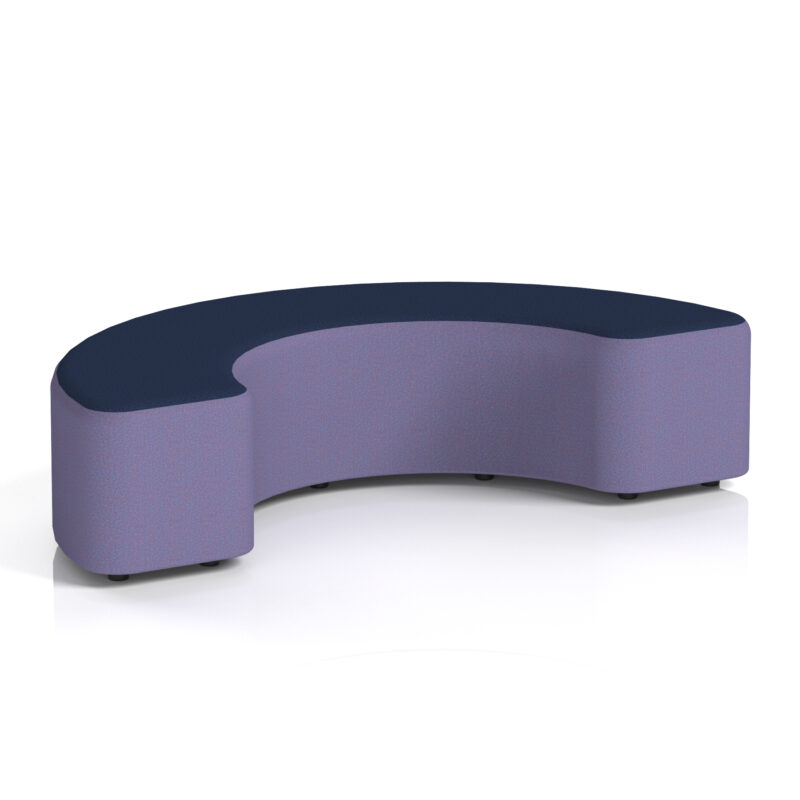 Harlestone Curved Stool in Two Tone - Image 58