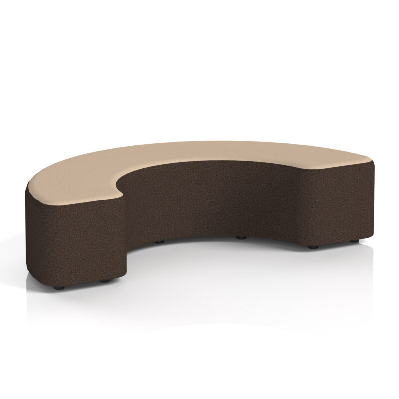 Harlestone Curved Stool in Two Tone - Image 60