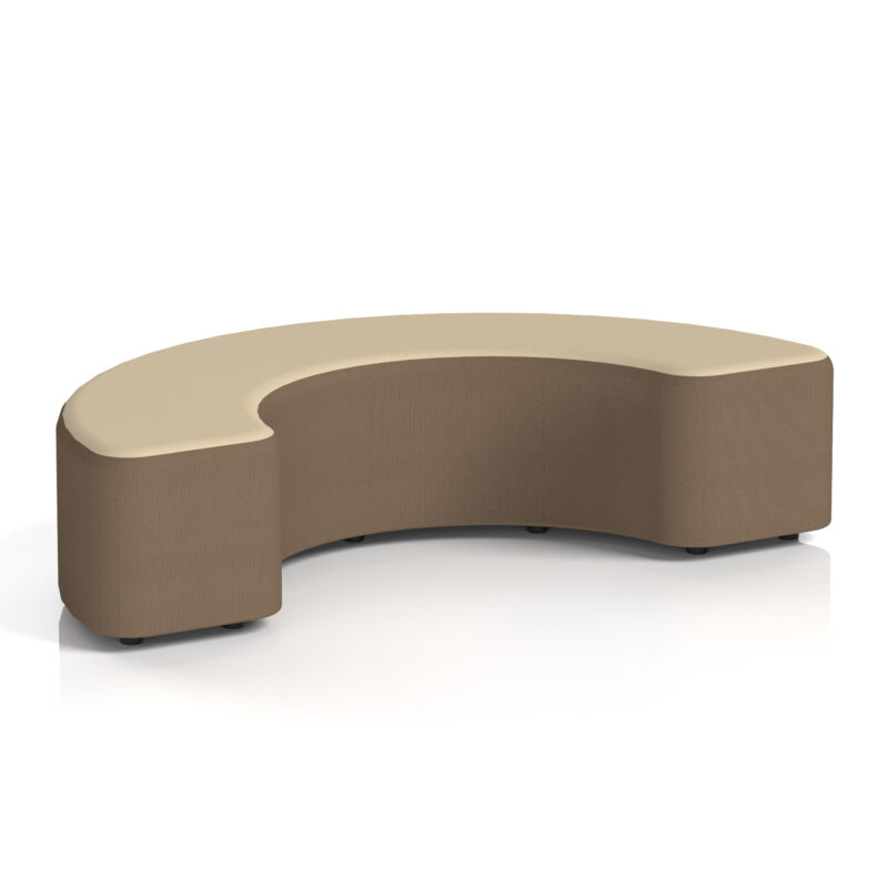 Harlestone Curved Stool in Two Tone - Image 63