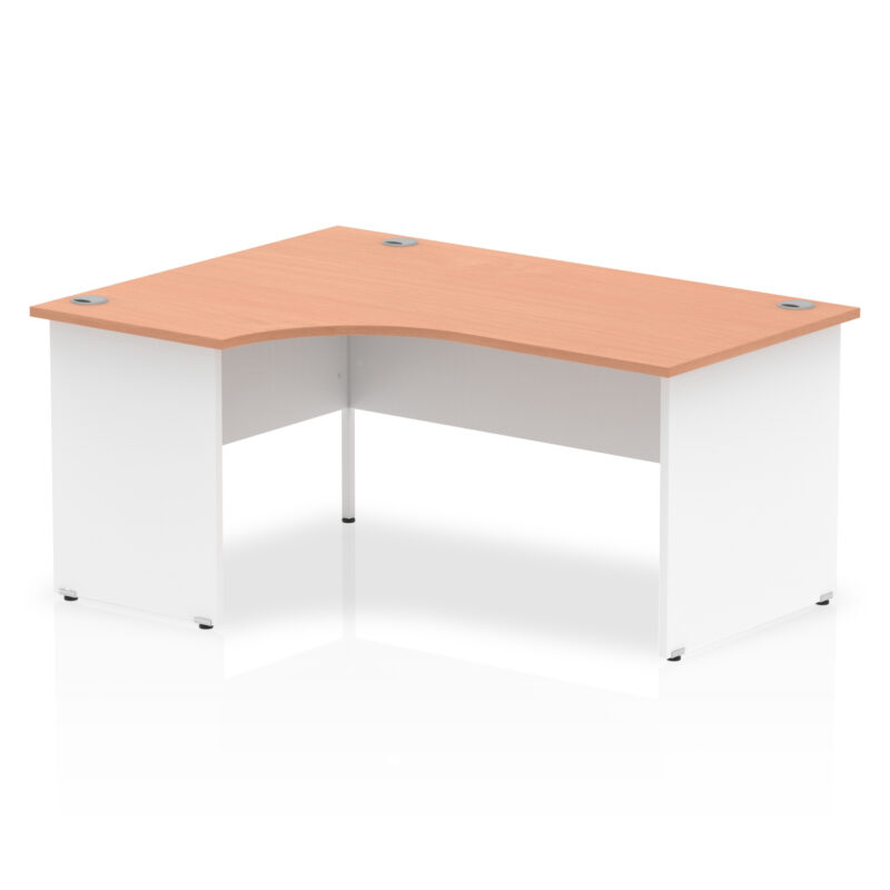 Impulse 1600mm Left Crescent Desk Panel End Leg - Image 2