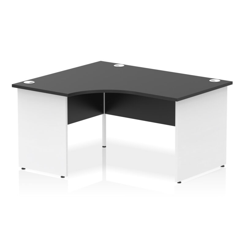 Impulse 1400mm Left Crescent Desk Panel End Leg - Image 13
