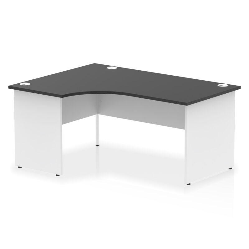 Impulse 1600mm Left Crescent Desk Panel End Leg - Image 13