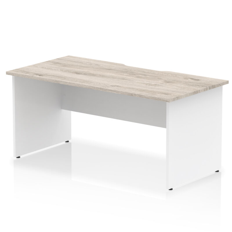 Impulse Scalloped Edge 1600mm Straight Desk Panel End Leg - Image 9